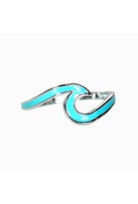 Trade roots Wave Enamel Decal Ring
