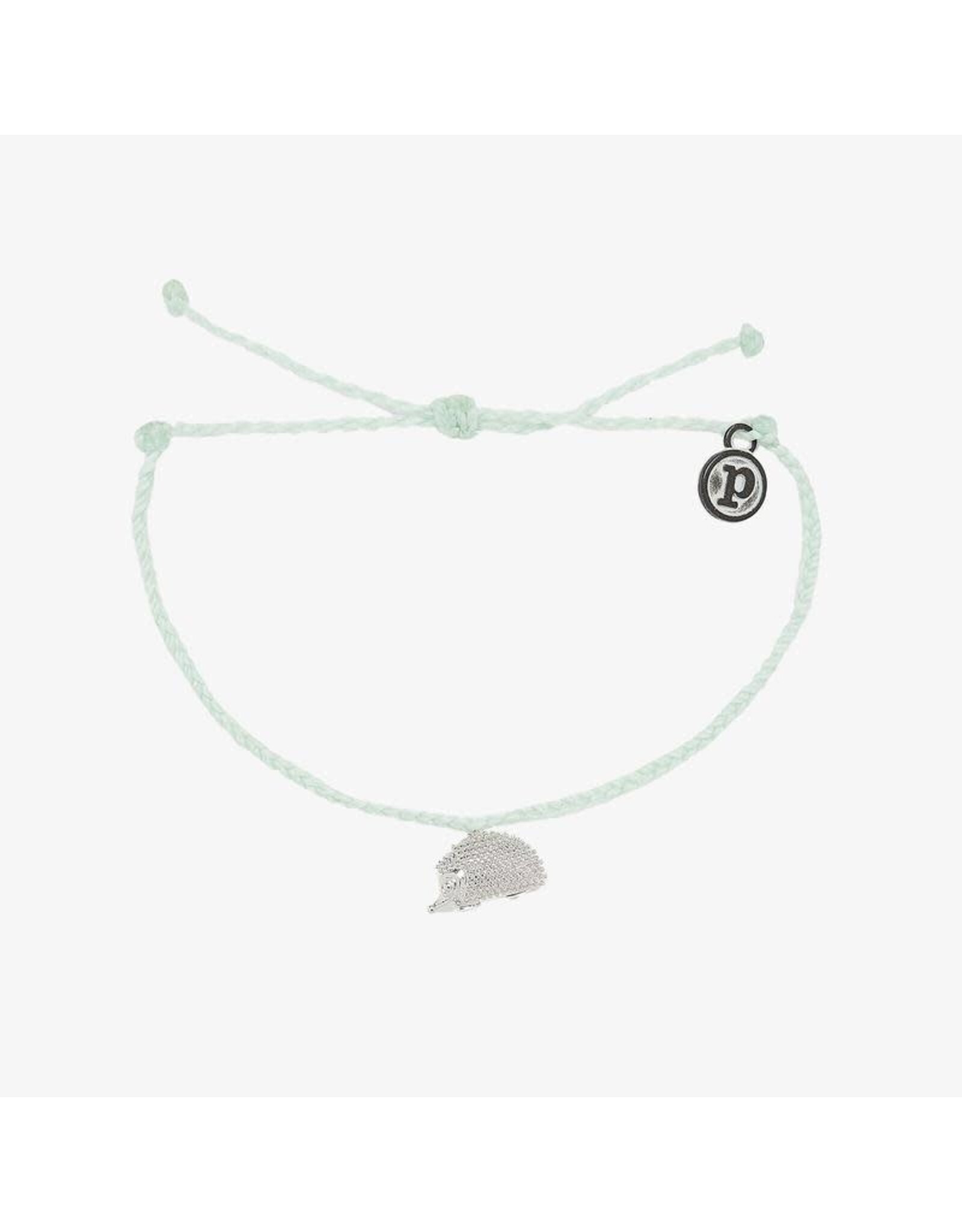 Trade roots Pura Vida, Hedgehog Charm on Winter Fresh Bracelet