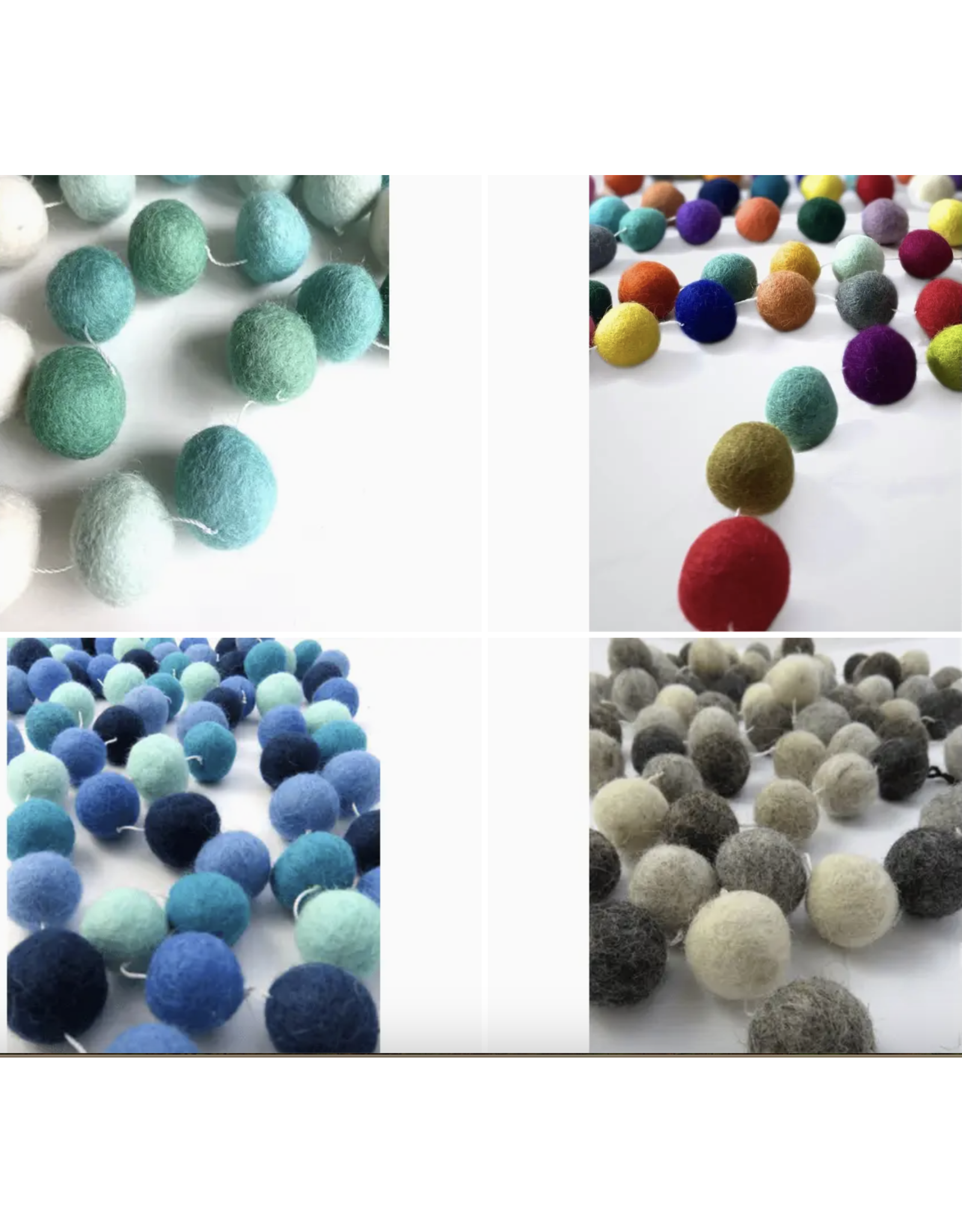 Felt Ball Garland, Nepal