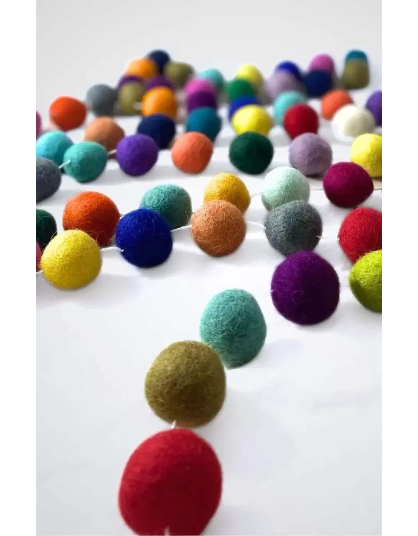 Felt Ball Garland, Nepal