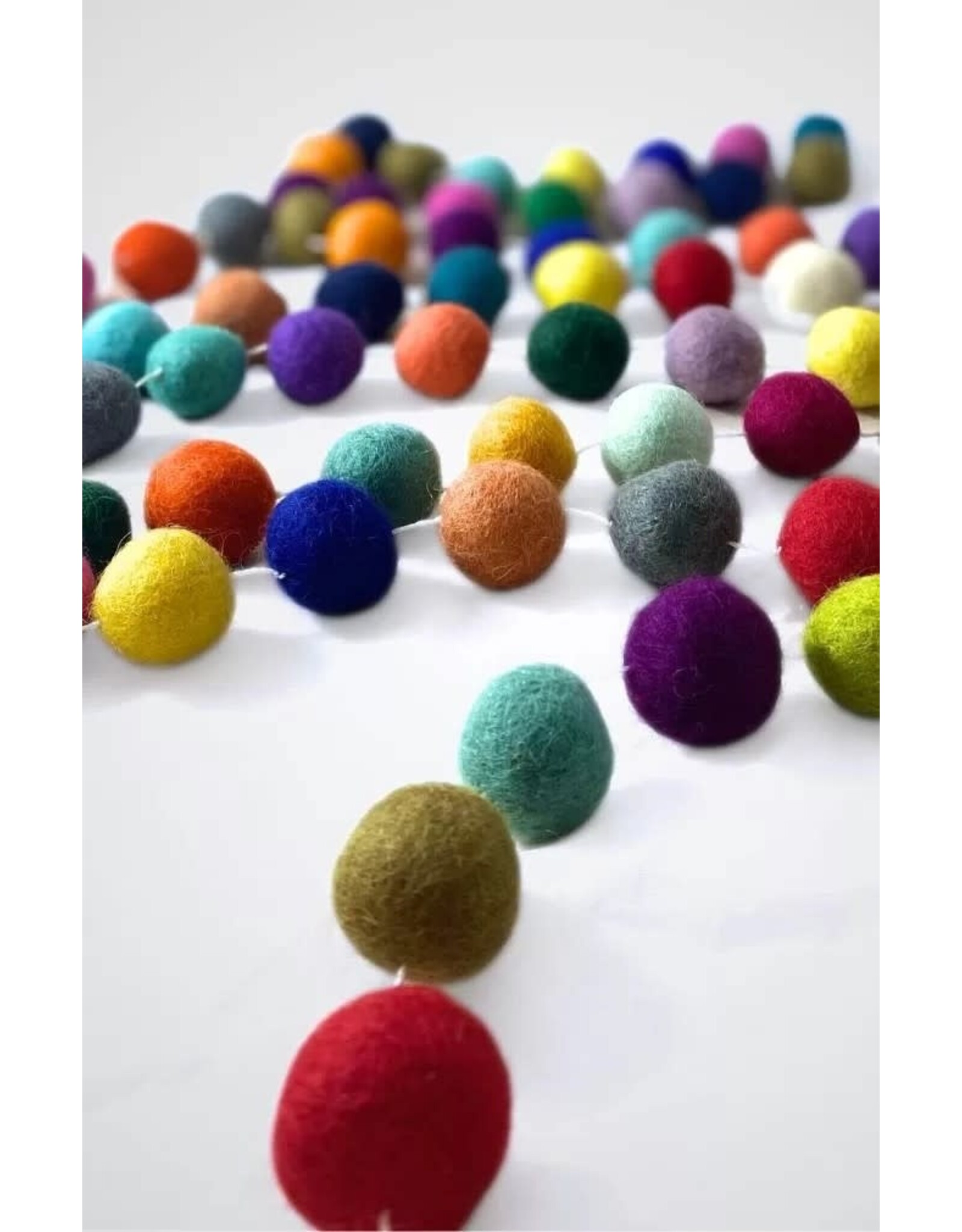 Felt Ball Garland, Nepal