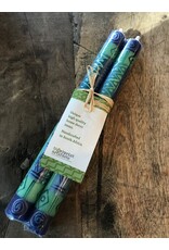 Trade roots Blue and Green Candle, Taper Pair 9",  South Africa