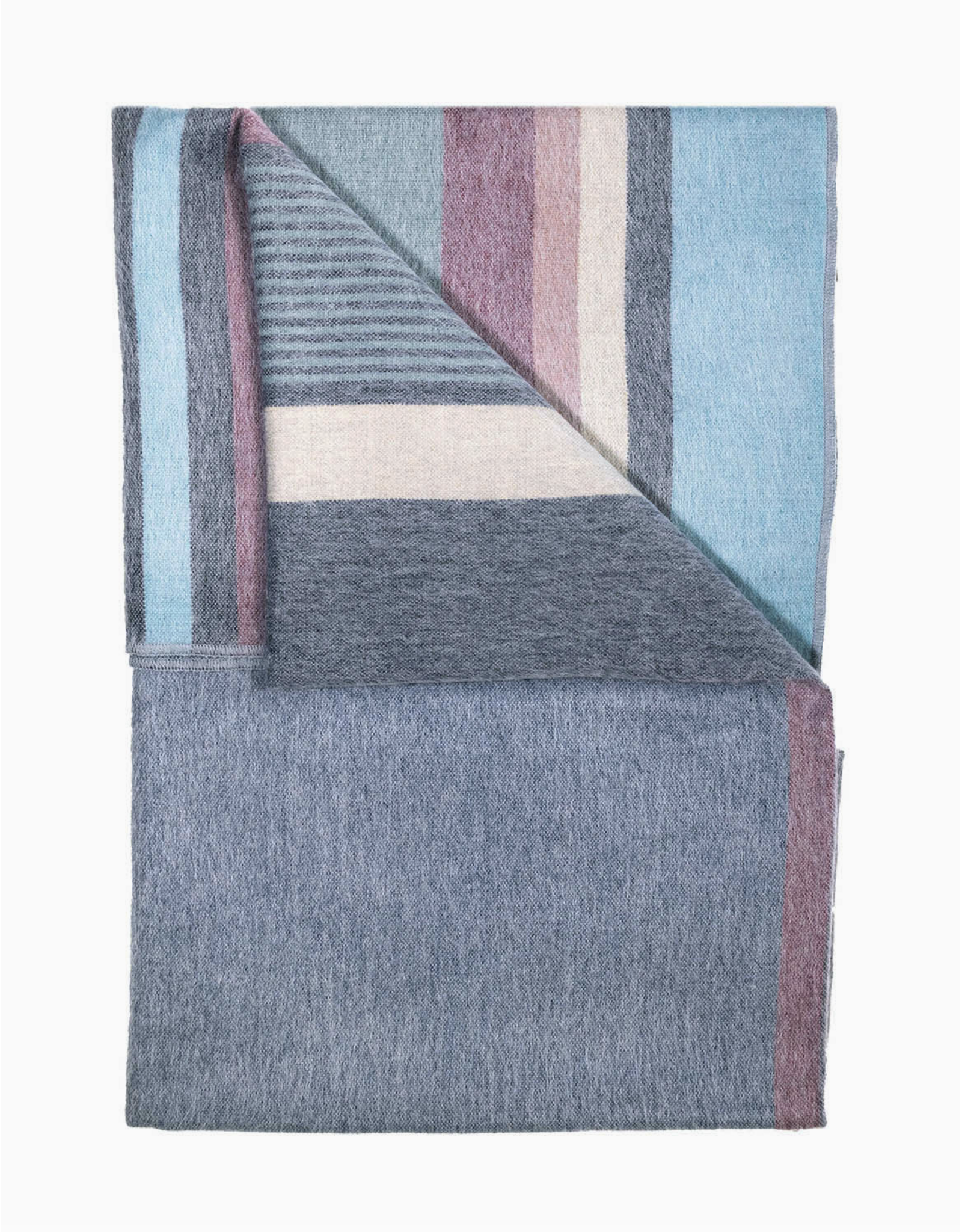 Trade roots Alpaca Throw - Blue Bird, Ecuador