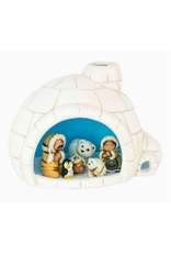 Igloo - Ceramic Nativity - 3" H - North Pole Christmas, Peru