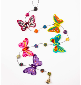 Felt Garland - Butterfly, Nepal