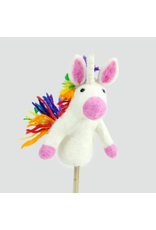Trade roots Felt Finger Puppets, Wild Animals/Mythical, Nepal