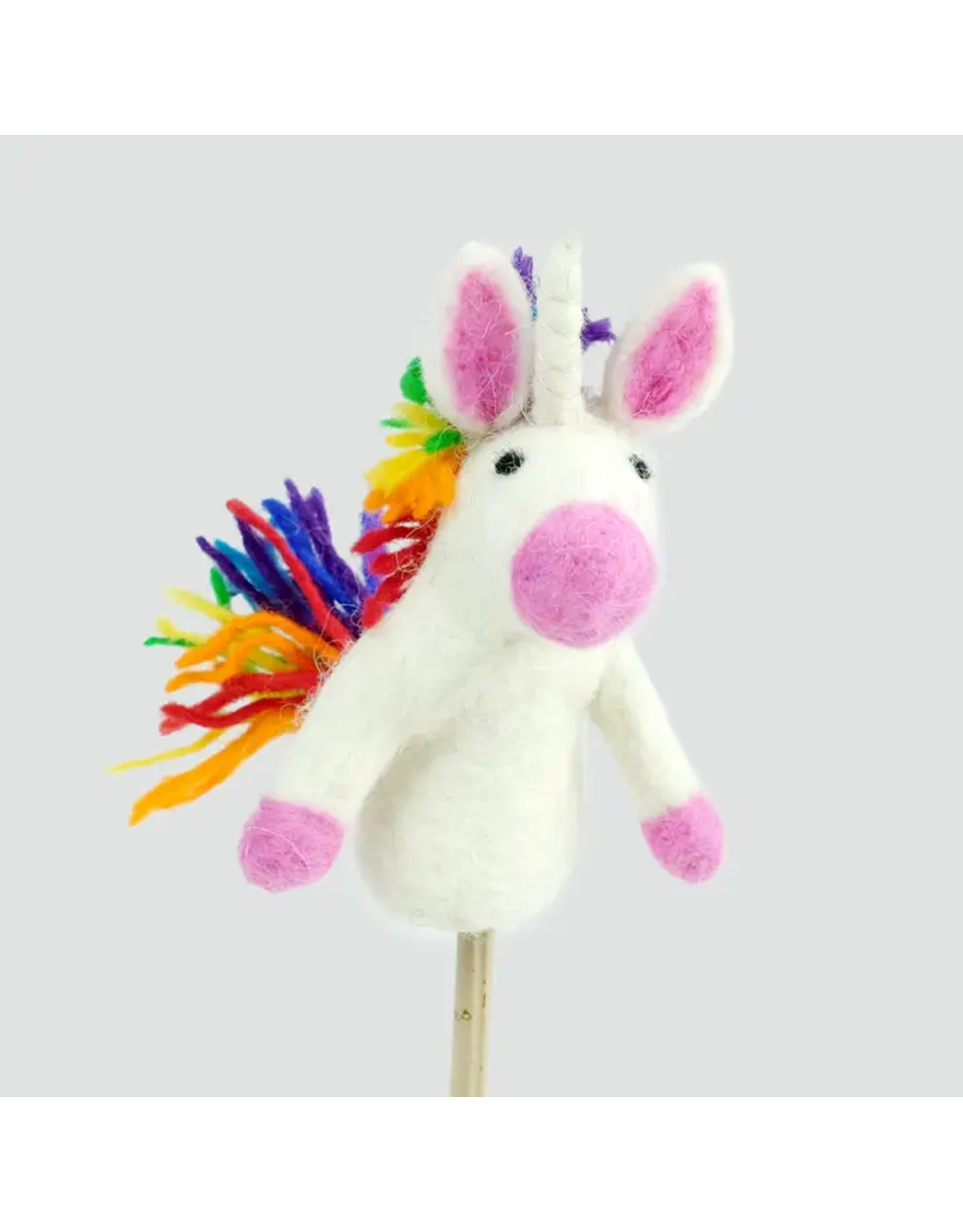 Trade roots Felt Finger Puppets, Wild Animals/Mythical, Nepal