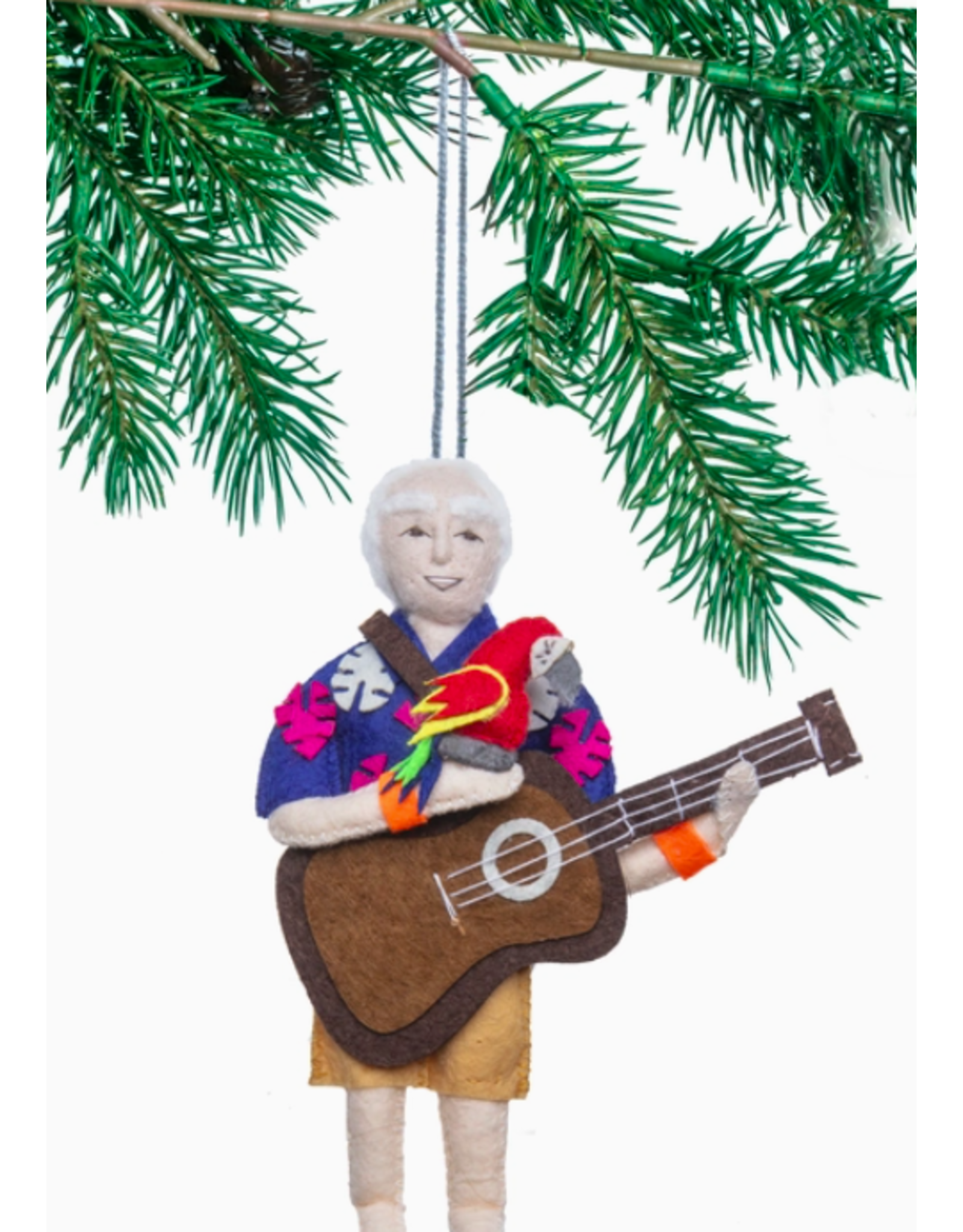 Trade roots Jimmy Buffett Ornament, Kyrgyzstan