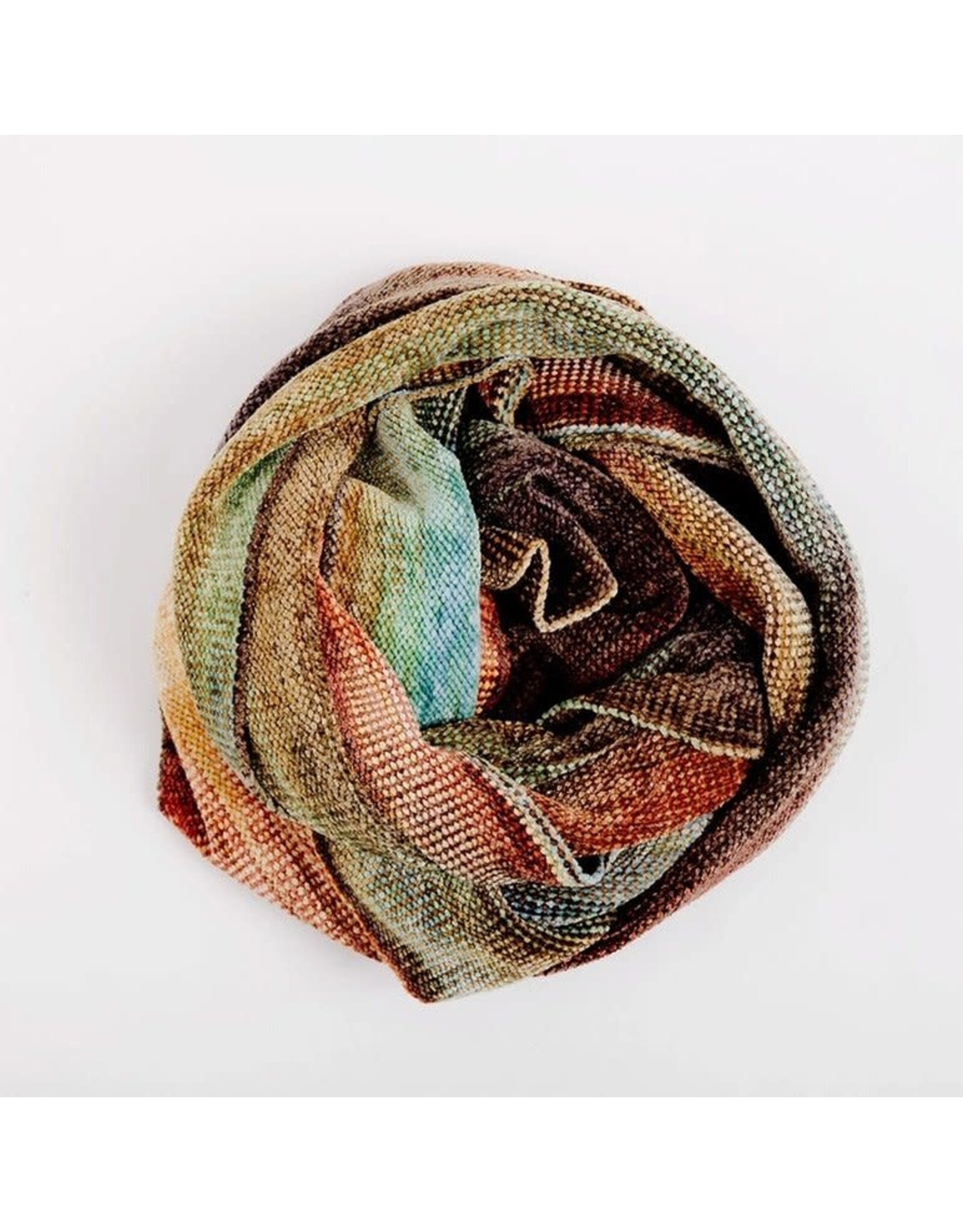 Trade roots Handwoven Bamboo Chenille Scarf,  Infinity, Guatemala