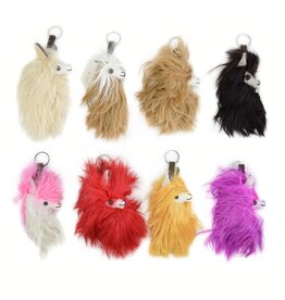Alpaca Llama Head Keychain, Peru (sold individually)
