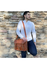 Trade roots Leather Laptop Bag, India