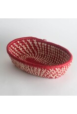 Oval Raffia Basket, Uganda