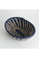 Oval Raffia Basket, Uganda