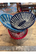 Oval Raffia Basket, Uganda