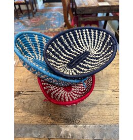 Oval Raffia Basket, Uganda