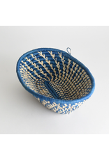 Oval Raffia Basket, Uganda