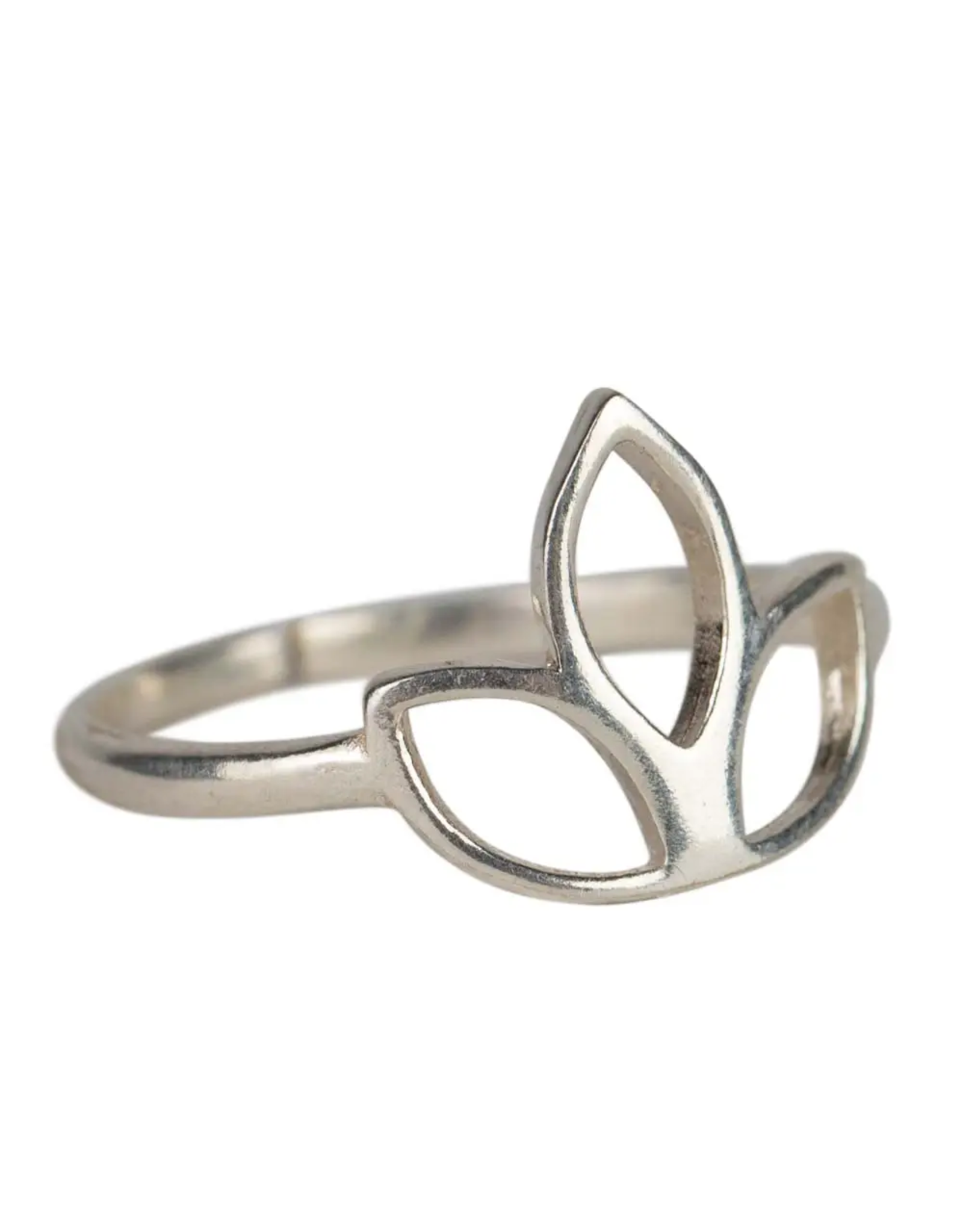 Silver Lotus Ring, India