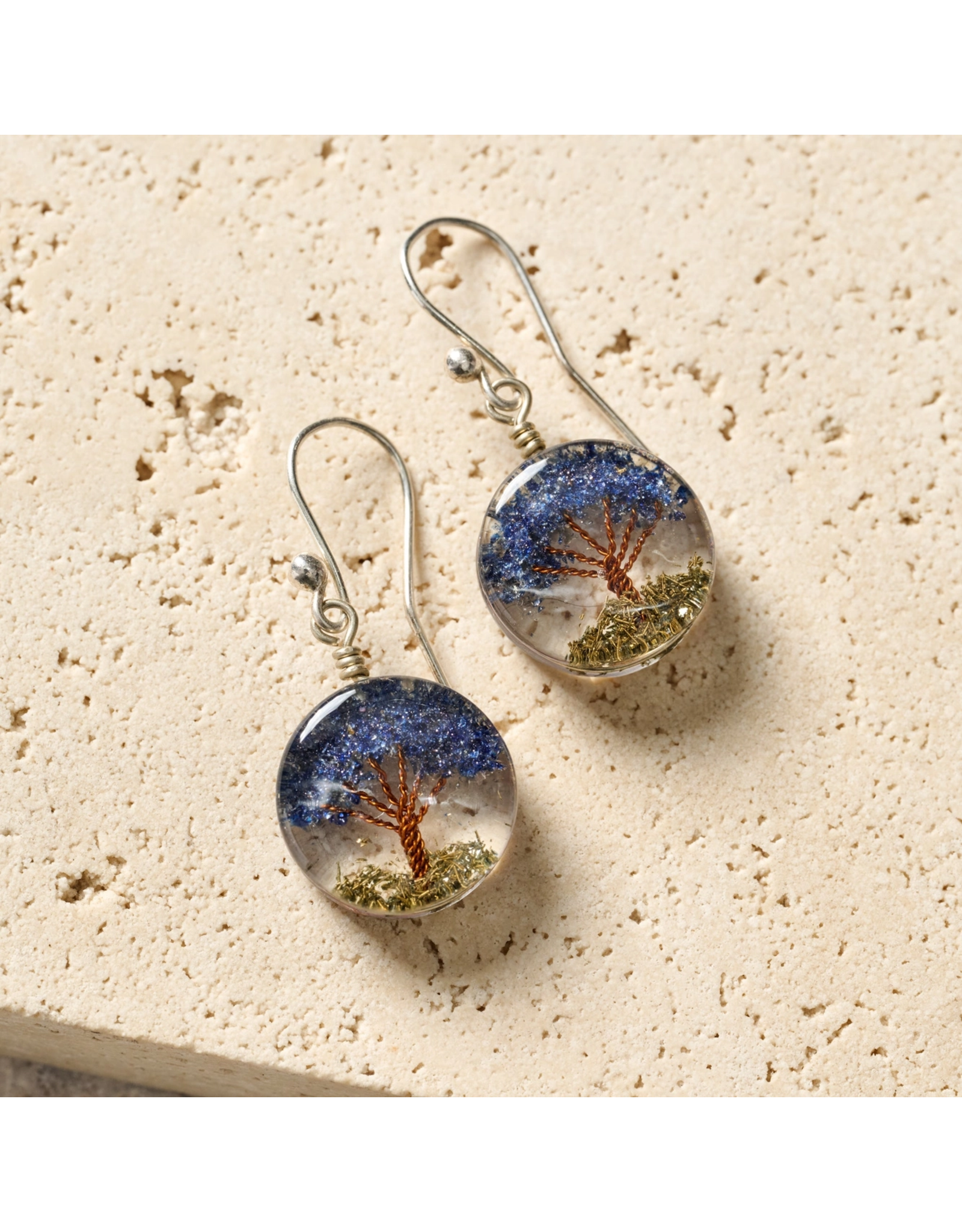 Life Tree Drop Earrings, Peru