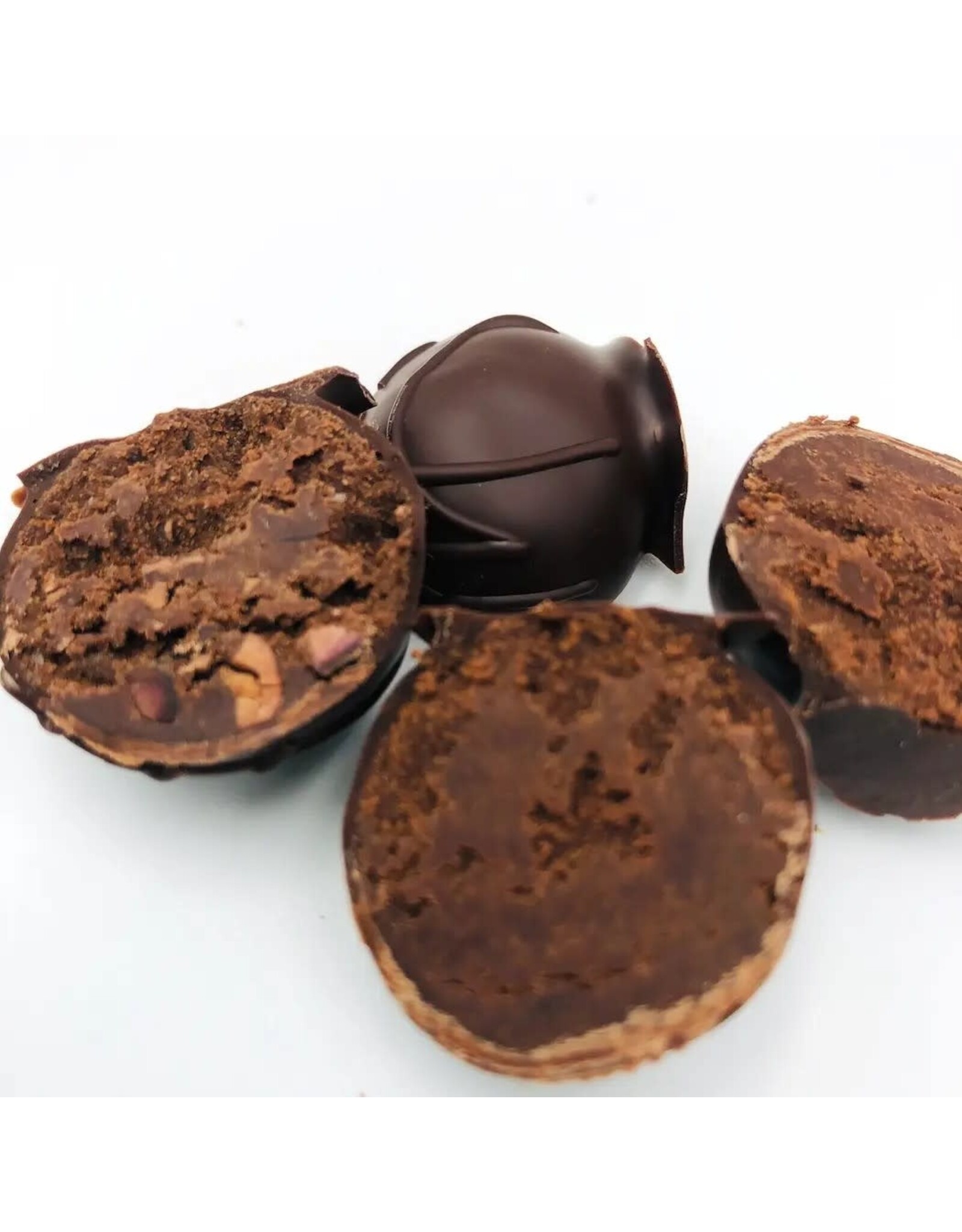 4 Piece Dark Chocolate Truffle Medley