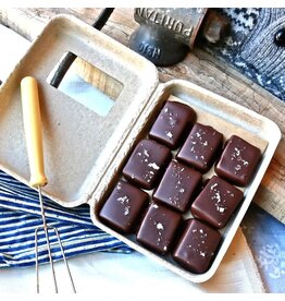 9 Piece Dark Chocolate Covered Salted Caramels