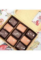 9 Piece Milk & Dark Chocolate Covered Salted Caramels, Mixed