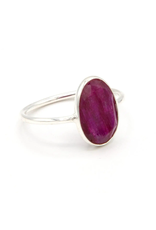 Amaryllis Sterling Silver Ring