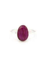 Amaryllis Sterling Silver Ring