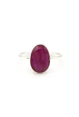 Amaryllis Sterling Silver Ring