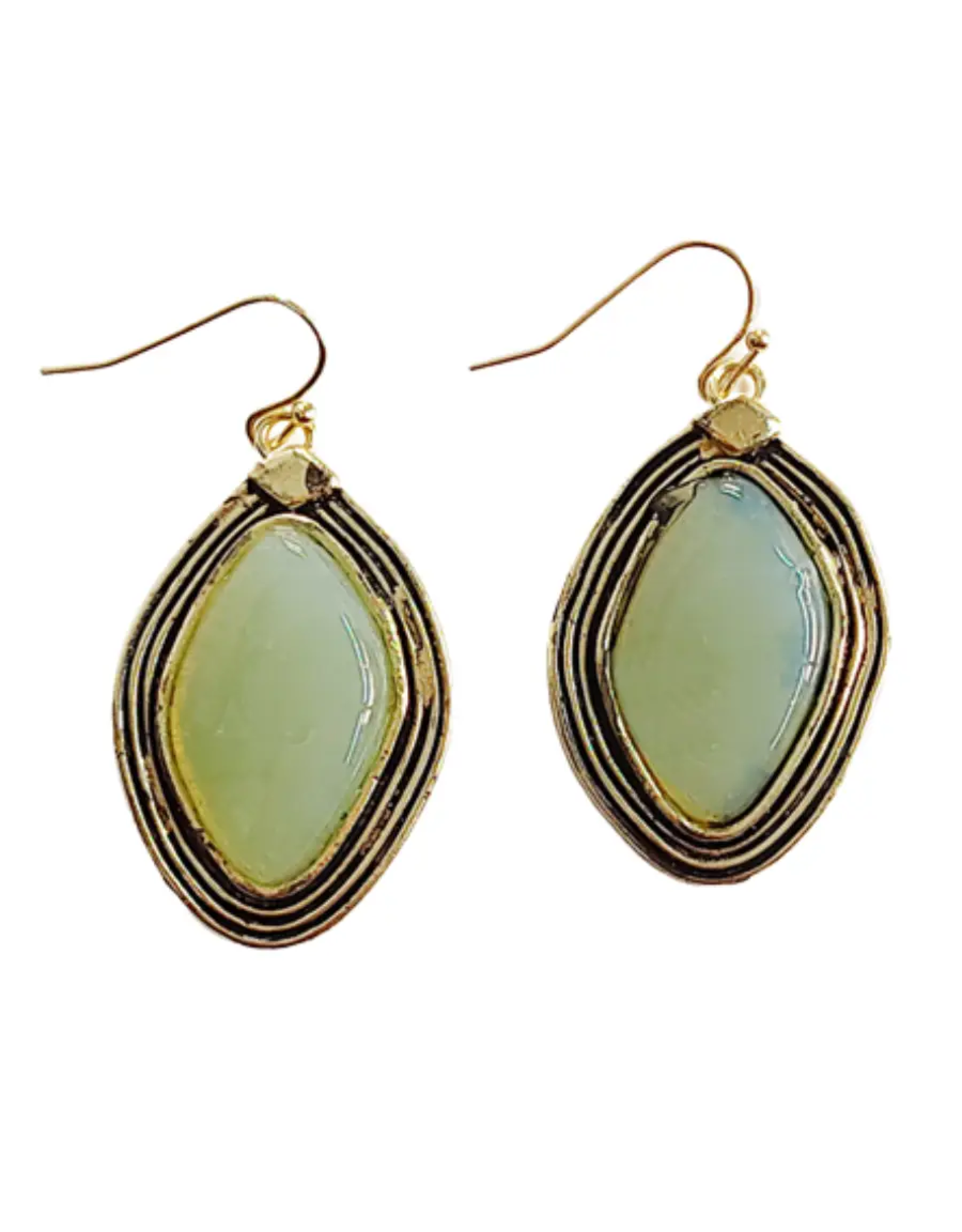 Stevie Dangle Recycled Glass Earrings, India