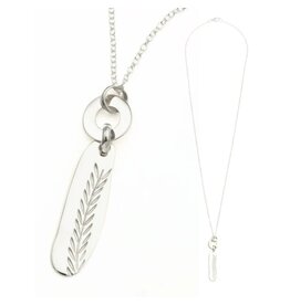 Wild Grass Sterling Silver Pendant Necklace, India