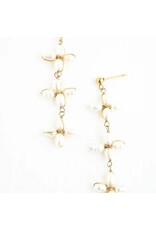 Pearl Bloom Drop Earrings, Asia