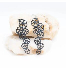 Citrus Inner Tube Rubber Earrings, USA. LARGE