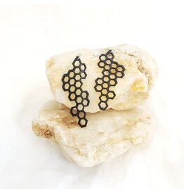 Honeycomb Inner tube Earrings, USA