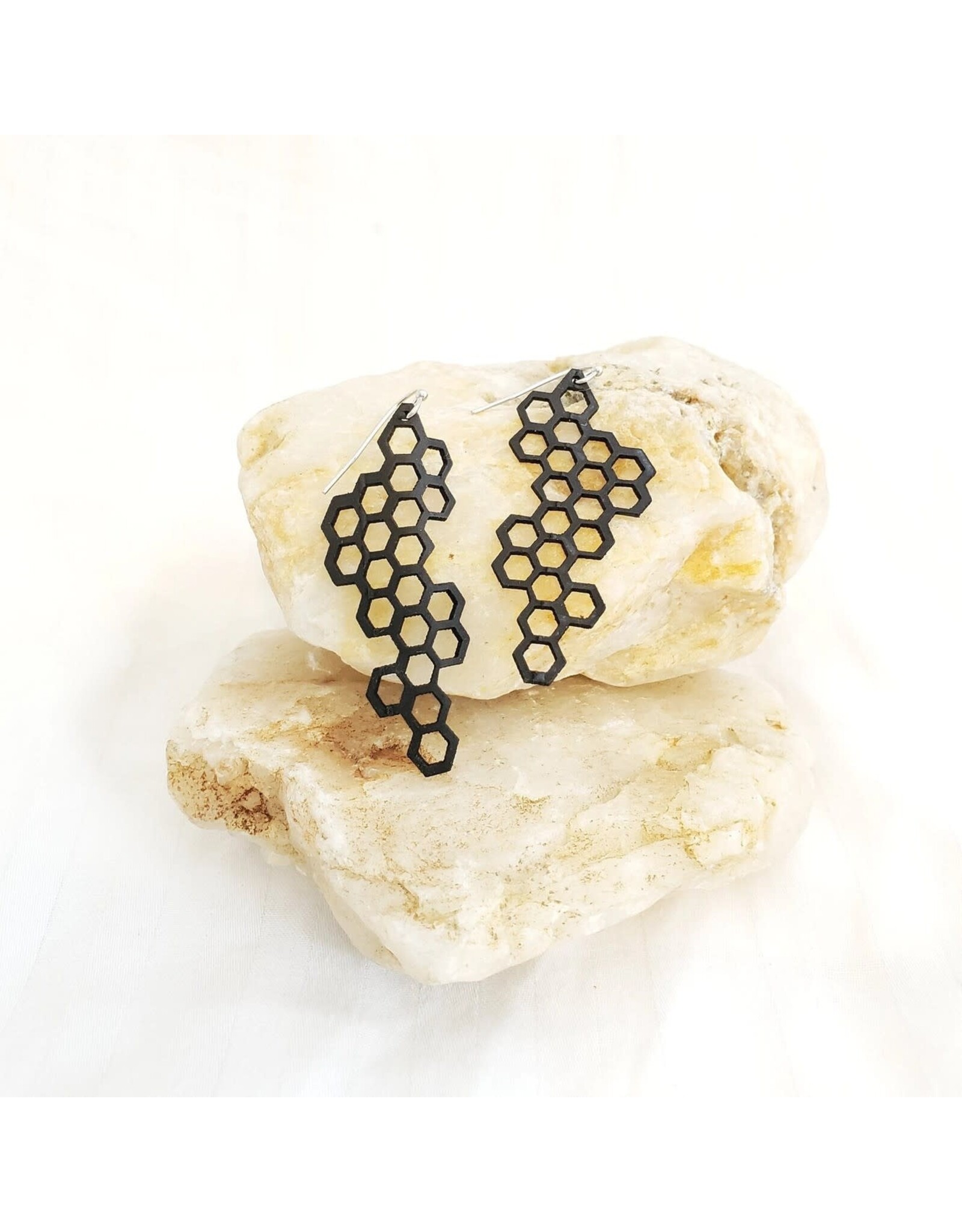 Honeycomb Inner tube Earrings, USA