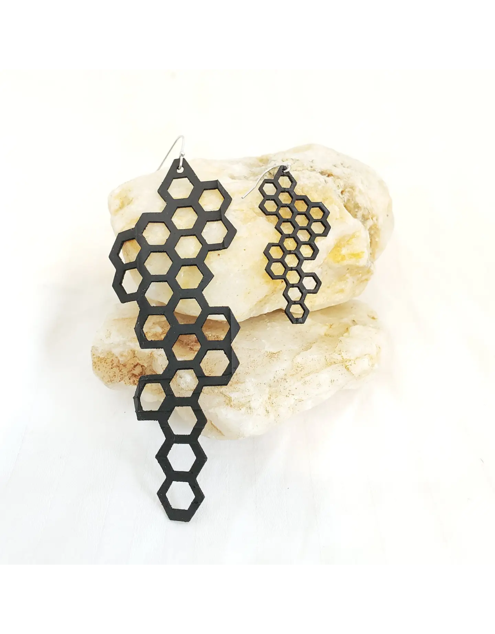 Honeycomb Inner tube Earrings, USA