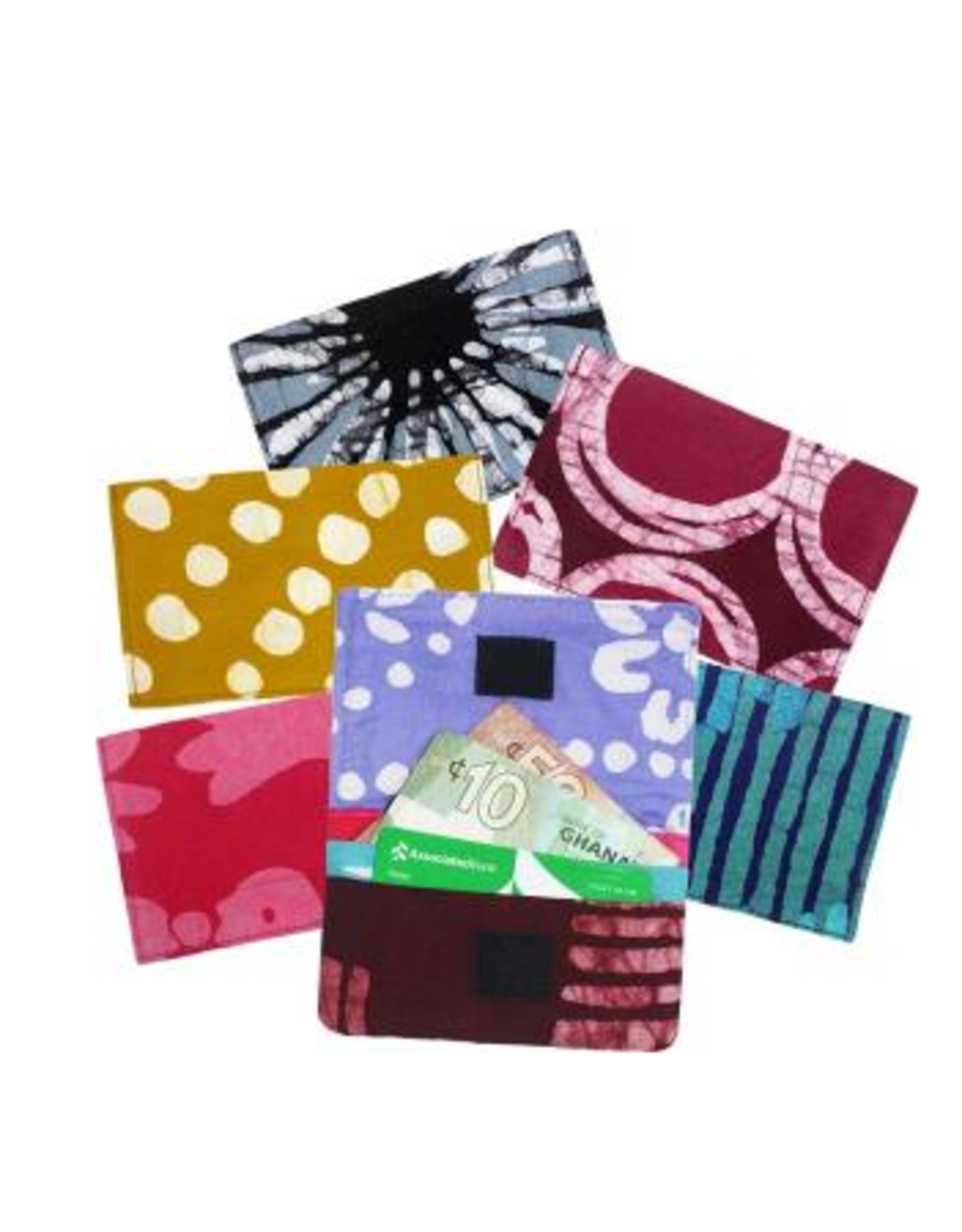 Ghana, Pocket Wallet Assorted Patterns