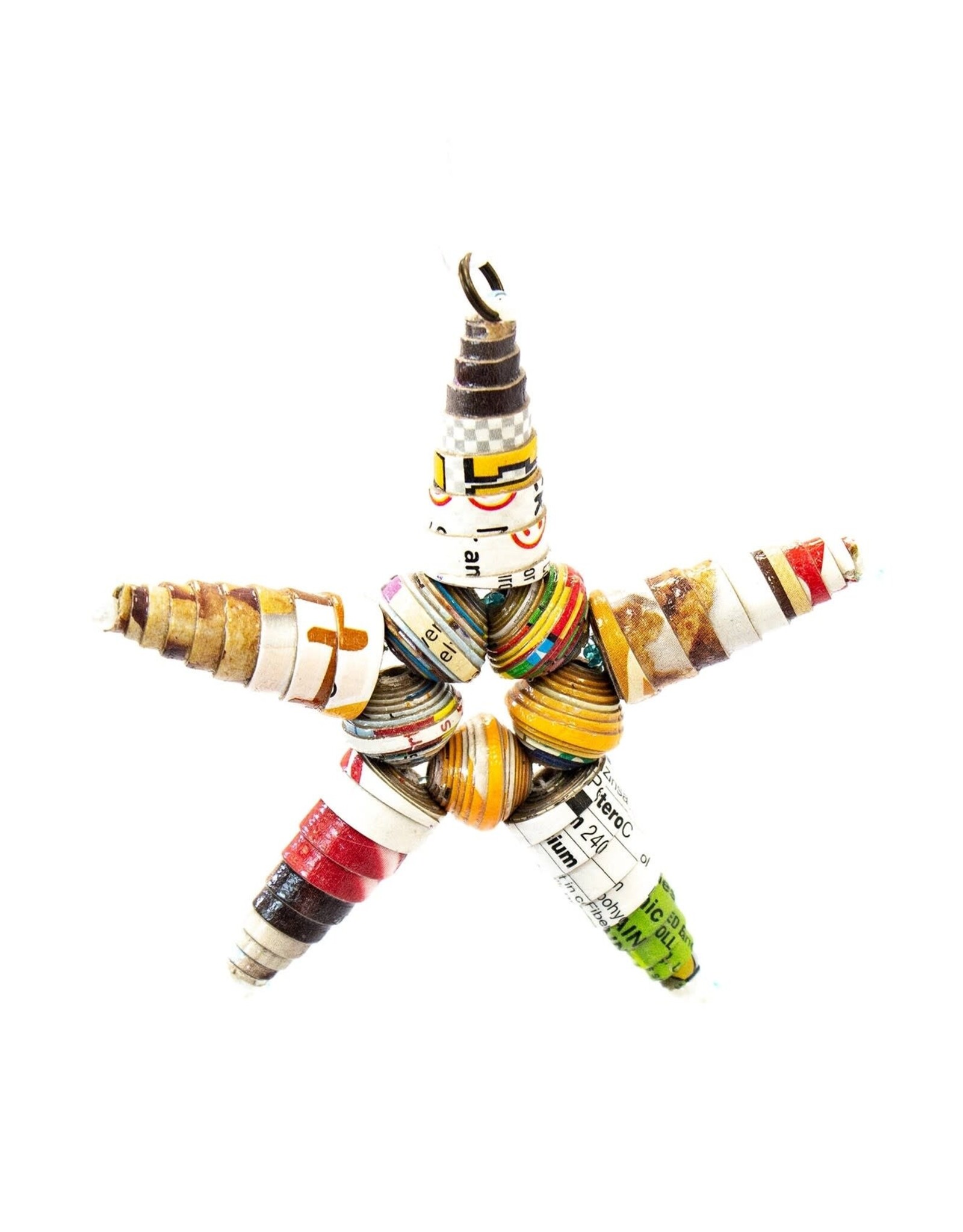 Paper Mache Star Ornament, Haiti