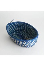 Oval Raffia Basket, Uganda
