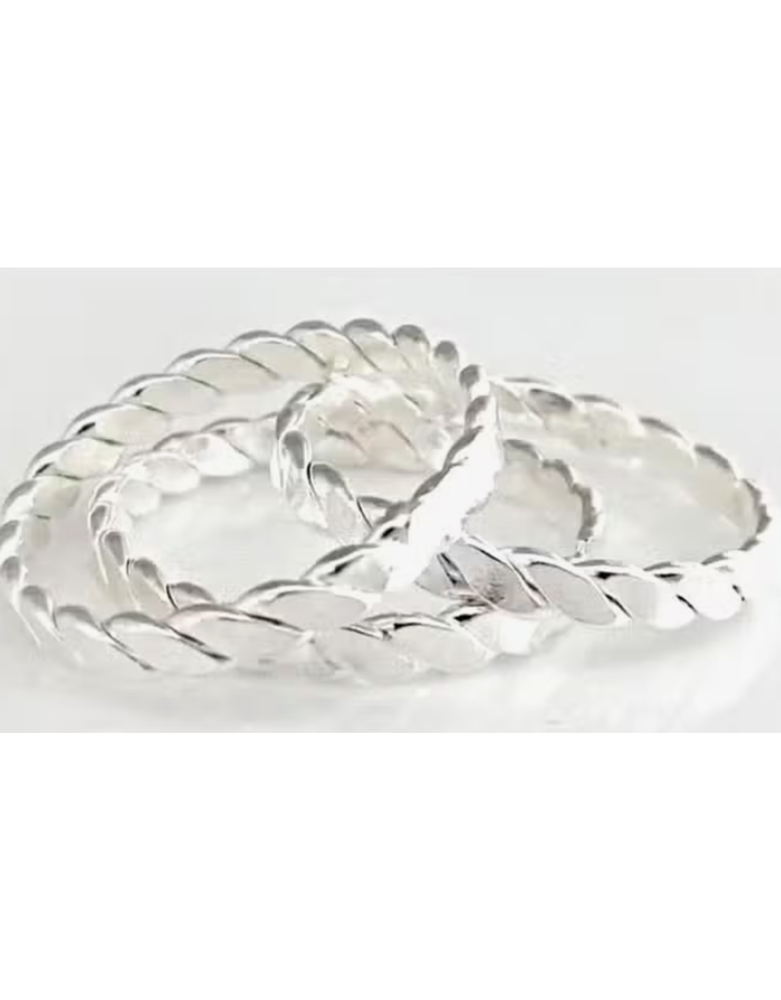 Trade roots Silver Braided Rings (In Copper and Gold too)