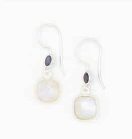 Stone Skip Sterling Earrings, India