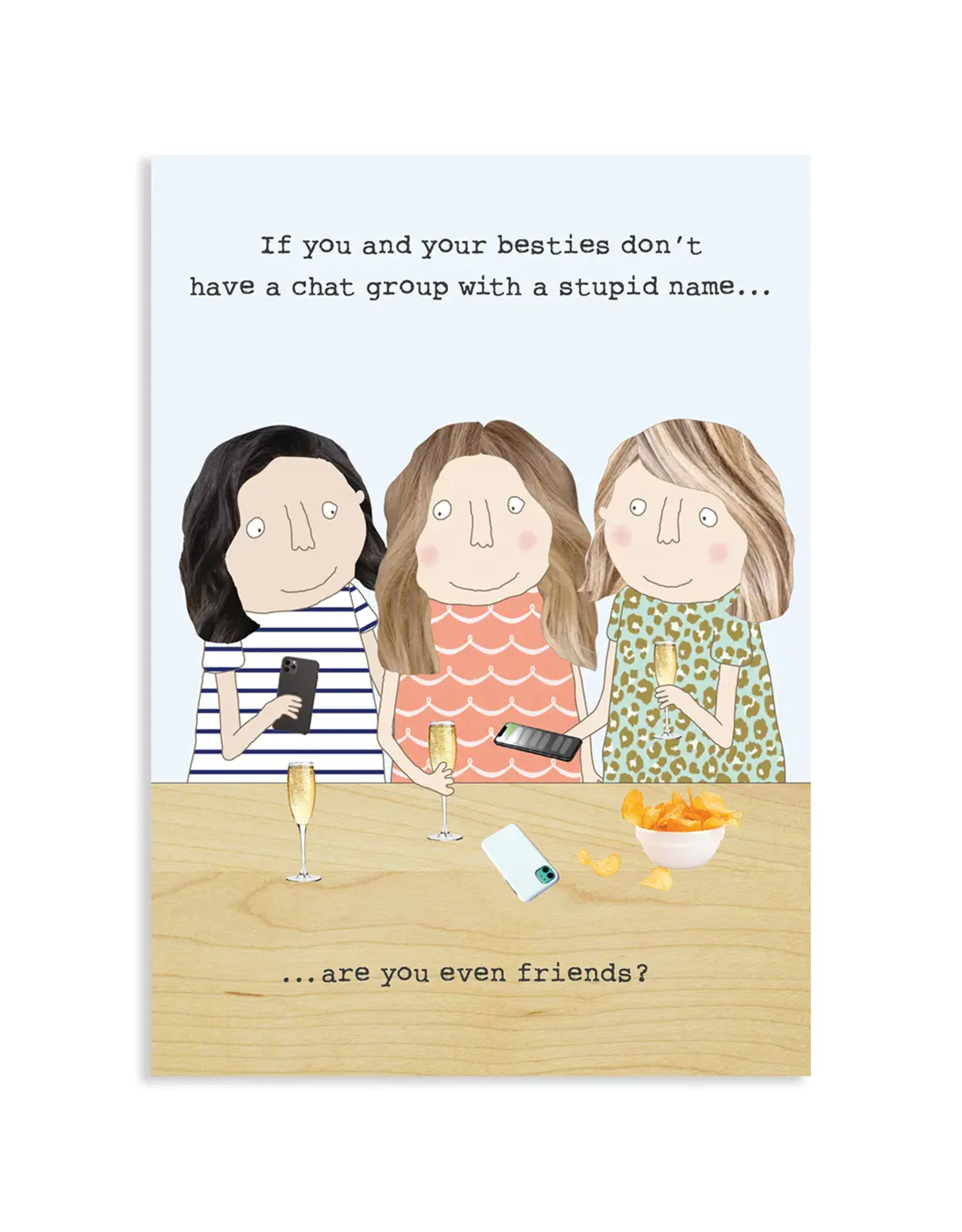 Chat Group | Rosie Made A Thing,  Friendship Card