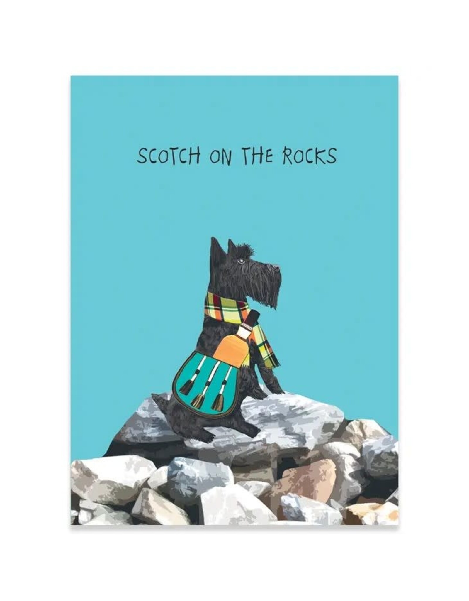 Scotch On the Rocks|Carte Blank Card