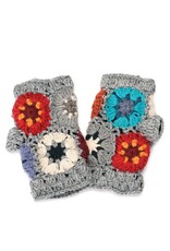 Crocheted Fingerless Gloves, Nepal