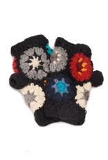 Crocheted Fingerless Gloves, Nepal