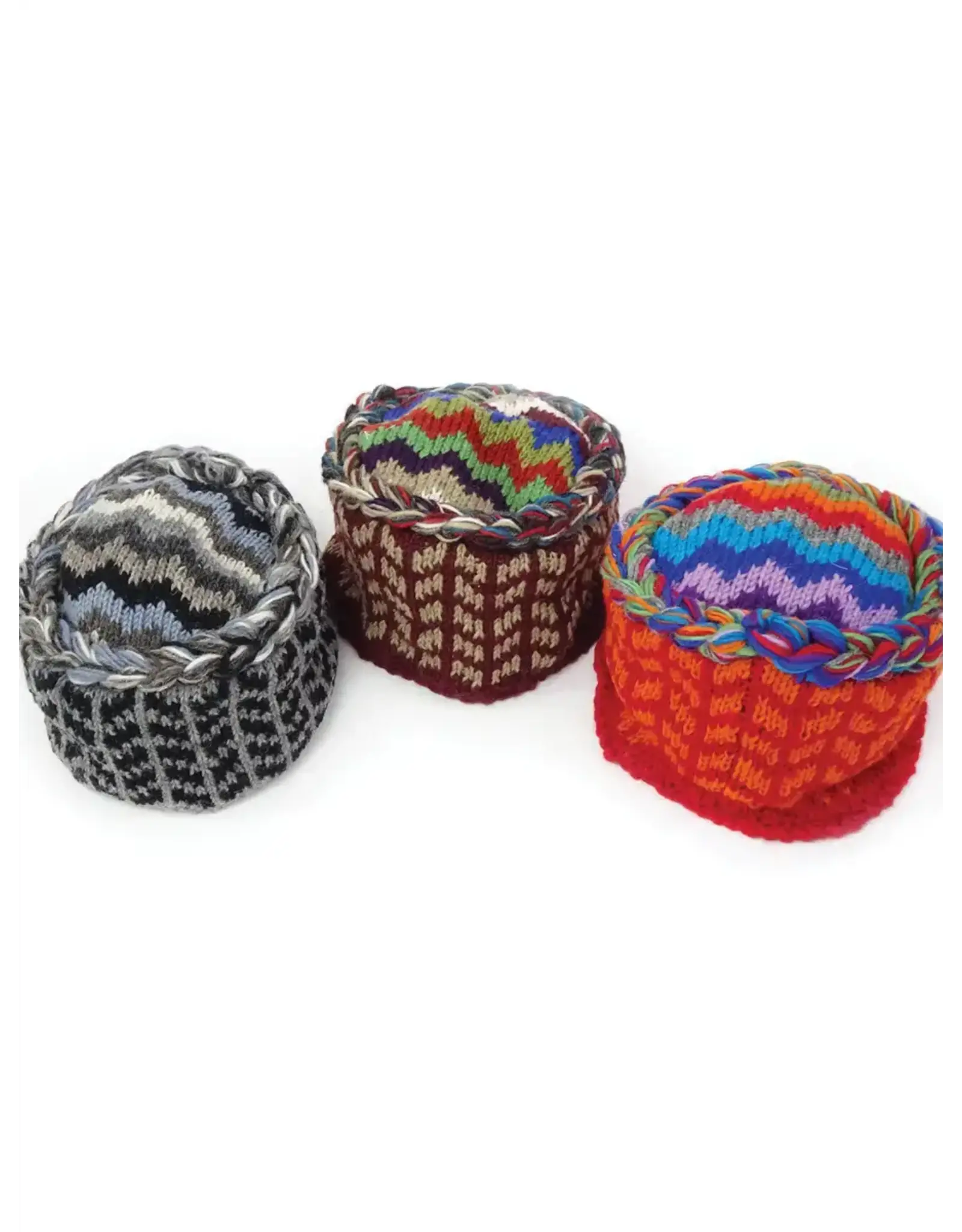 Knit Pashtun Beanie Hat, Nepal