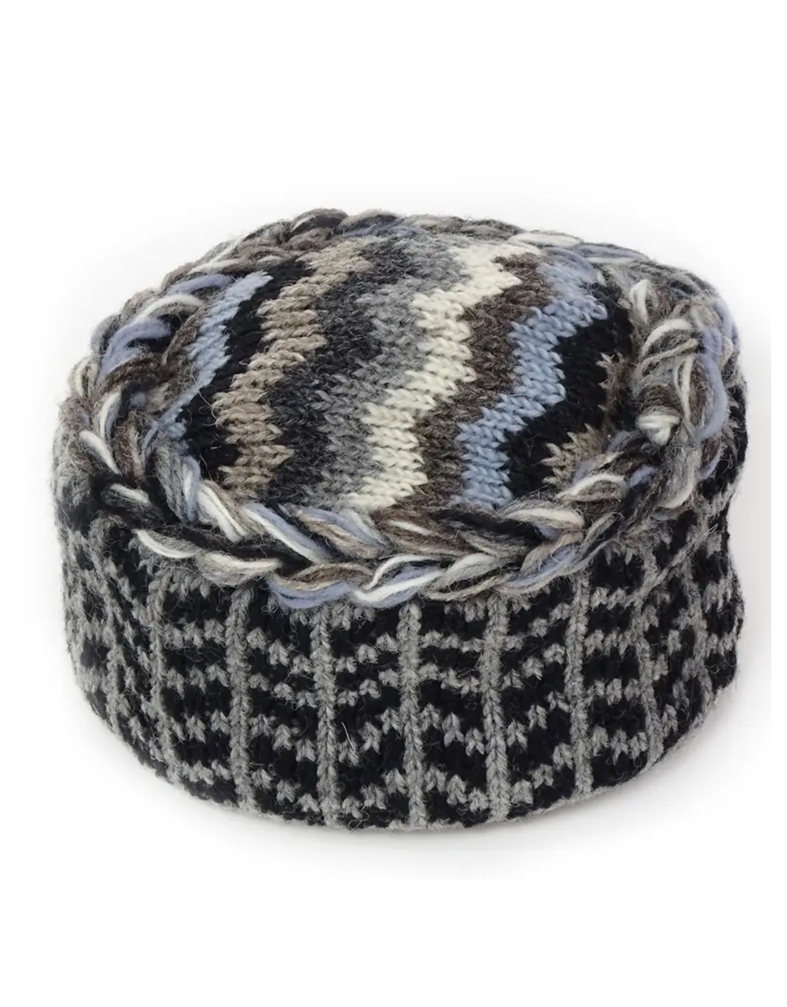 Knit Pashtun Beanie Hat, Nepal
