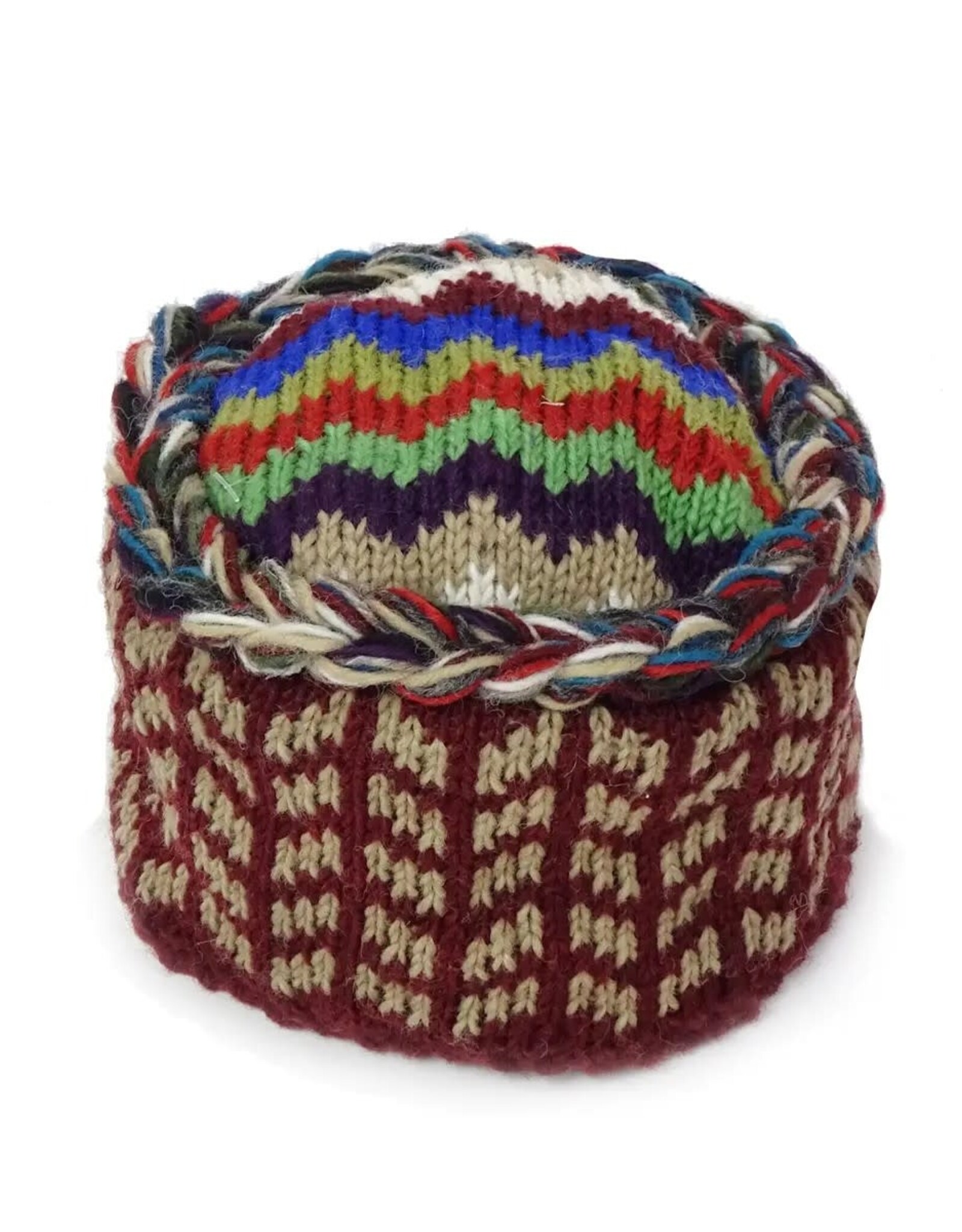 Knit Pashtun Beanie Hat, Nepal