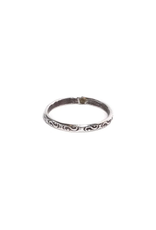 Thin Tribal Stamped Ring, Thailand
