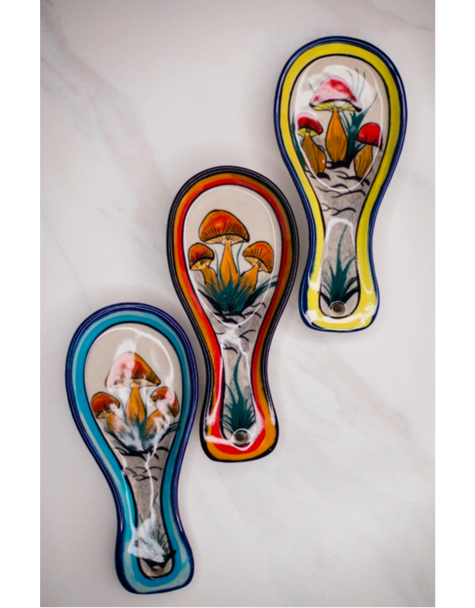 Mushroom Spoon Rest, Guatemala