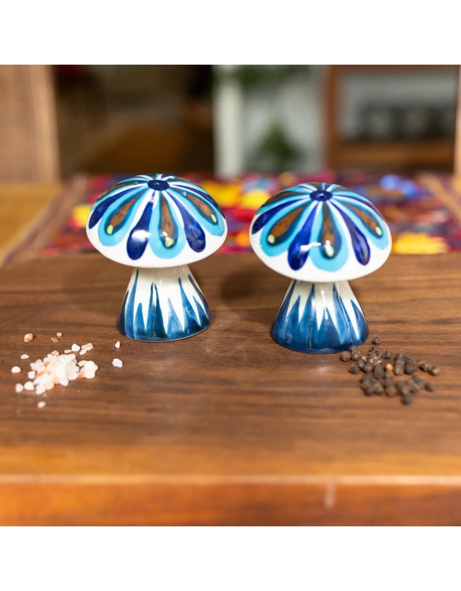 Mushroom Salt and Pepper Shaker, Guatemala